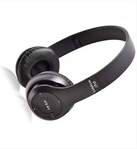 Top Headset Jack Connection cheap price 5stars Flipkart in India 46 Megaloyalty Quality New P47 Wireless Earphone Bluetooth Headset