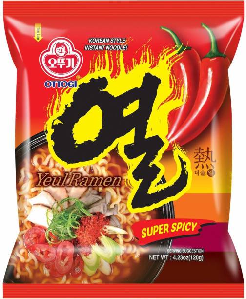 Ottogi Yeul Ramen Korean Style Noodles 120gms, Pack of 5||Product of Korea Instant Noodles Non-vegetarian