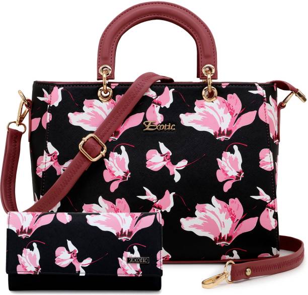 Pink Women Hand-held Bag - Extra Large Price in India