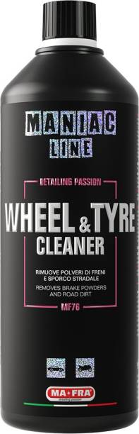 Mafra Mafra, Maniac Car Detailing Line, Wheel & Tire Cleaner, 2in1 Cleaner, Removes Brake Dust and Road Dirt from Alloy and Rubber Wheels, 1000 ml Wheel Tire Cleaner