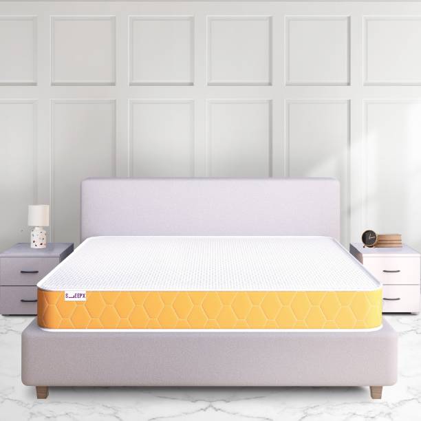 SleepX Dual Medium Soft & Hard 6 inch King High Density (HD) Foam Mattress