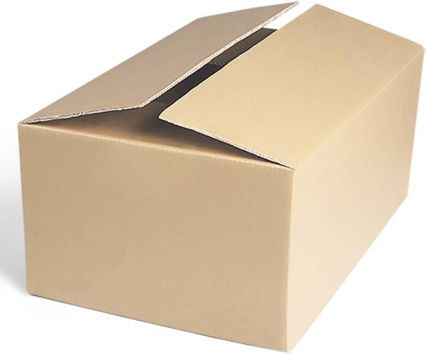 CLICKEDIN Corrugated Craft Paper 4 x 5 x 2.5 Inch Cardboard Boxes, Small Business Online Order Packaging Box