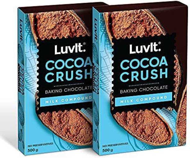 LuvIt Cocoa Crush Milk Compound Bar |Pack of 2 | Bars