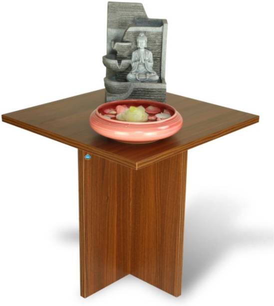 Delite Kom Pine Corner Engineered Wood Side Table