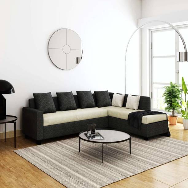 lifestyle furniture Fabric 6 Seater  Sofa