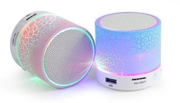 UnV S10 LED Speaker for Multi Like Laptop/Computer/Android Smartphones & Much More Devices This Speaker Comes with Many Features Like Aux/USB/SD Card 4 W Bluetooth Speaker