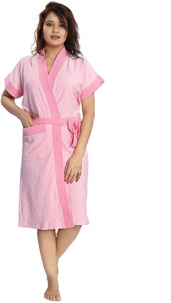 Poorak Pink XL Bath Robe