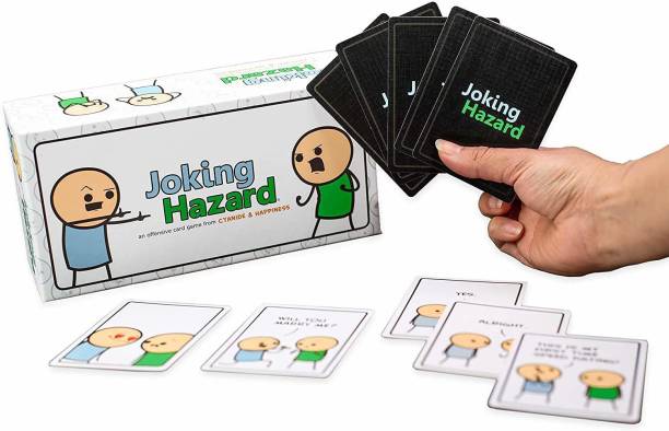 QBIC Joking Hazard by Cyanide & Happiness - a Funny Comic Building Party Game for 3-10 Players, Great for Game Night / Party Games Party & Fun Games Board Game