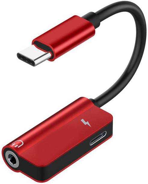 ankSONline Multicolor Type C to 3.5mm Audio Jack and Charger Use For All Type-C Smartphone, Tablets, Notebook(Does Not Have 3.5mm Port) Phone Converter