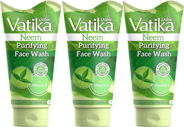 DABUR VATIKA Neem Purifying (150ml each , Pack of 3)  Face Wash