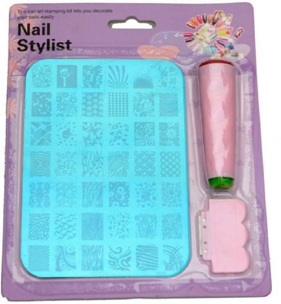 Royalifestyle Nail Art Stamping Kit Image Plate XY13