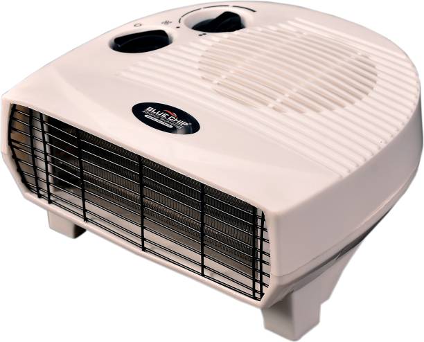 BLUECHIP 2000-Watt Portable Home Blower Heater ; Operating Voltage: 220-240 volts | Noiseless Room Fan Heater with Adjustable Thermostat - 1 Year warranty (BLFH-001) Fan Room Heater