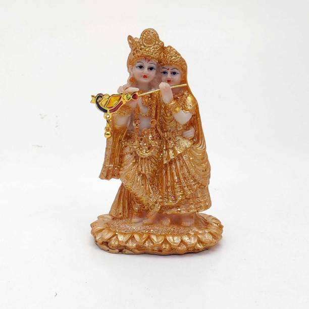 BHATIA Gifts Radha Krishna Showpiece Decorative Showpiece  -  10 cm