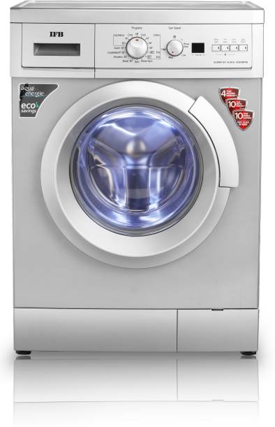 IFB 6.5 kg 5 Star Aqua Energie,Hard Water Wash Fully Automatic Front Load with In-built Heater Silver