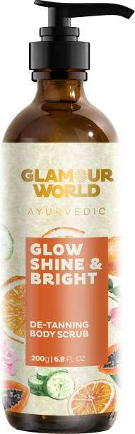 Glamour World Ayurvedic Glow Shine & Bright Gel (200 GRM) Scrub