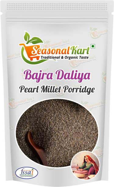 Seasonal Kart Homemade Bajra Daliya |Organic Pearl Millet Dalia Pearl Millet