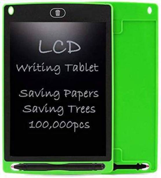 HALLSTATT 8.5 Inch LCD WritingTablet / Drawing Board / Doodle Board / slate for kid - Digital electric slate Reusable Portable Ewriter Educational Toys, Gift for Kids Student Teacher Adults Portable Rugged Drawing Notepad Suitable for Home School Office Memo Notebook Portable & Reusable Electronic Notepad & Drawing Doodle Ruff Pad with Full Erase Mode, Lock Screen Function -Dark Green