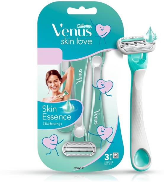 GILLETTE Venus Skin Love with Skin Essence | Womens Razor for Hair Removal