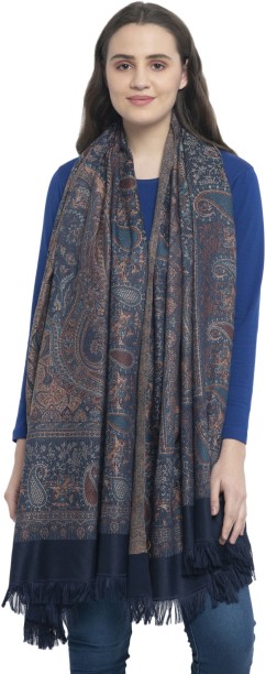 WOMEN FASHION Accessories Shawl Navy Blue discount 70% Navy Blue Single NoName shawl 