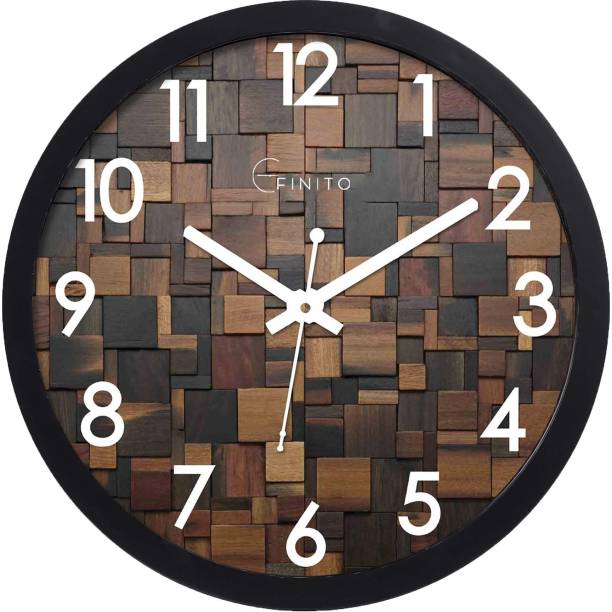 Efinito Analog 32 cm X 32 cm Wall Clock