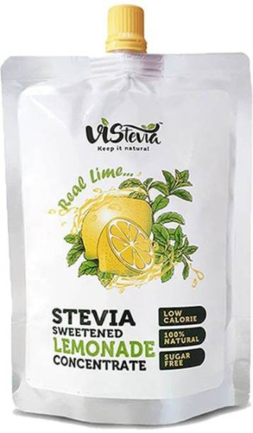 Vistevia Stevia Sweetened Lemonade Drink Syrup (150 ml) | 100 % Natural | Low Calories