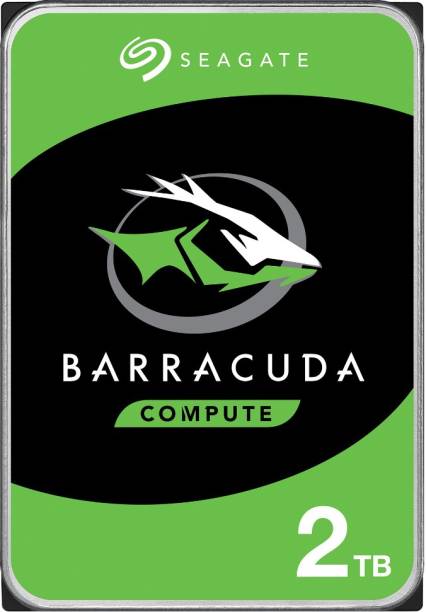 Seagate Barracuda - 3.5 inch SATA 6 Gb/s, 5400 RPM, 256 MB Cache 2 TB Desktop Internal Hard Disk Drive (HDD) (ST2000DM005)