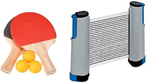 Pannow Retractable Table Tennis Net Replacement Ping Pong Net Adjustable Any Table Portable Travel Holder Indoor Outdoor Sports 