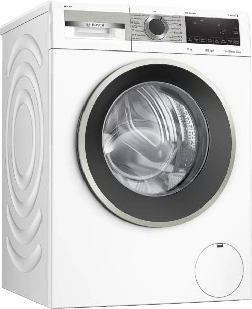 BOSCH 10 kg 1400RPM Fully Automatic Front Load Washing Machine with In-built Heater White