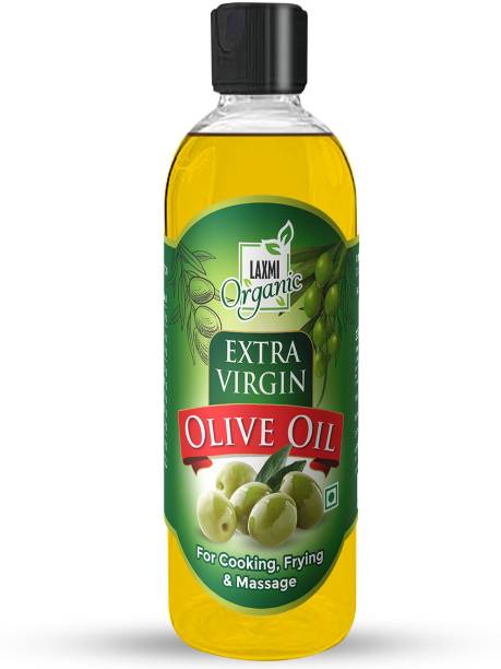 LAXMI ORGANIC extra virgin olive oil for cooking Olive Oil PET Bottle