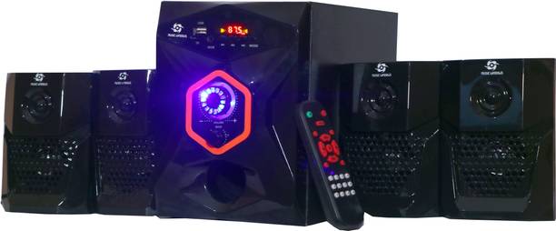 scherzando HIGH BASS QUALITY AD -546HT Wireless Bluetooth Multimedia Speaker 50 WATT With Supporting SD Card, USB, AUX, FM & Remote Control. 50 W Bluetooth Home Theatre