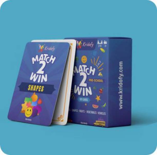 kridofy Match2Win Game | Educational Toy | Return Gifts for Kids | Fruits, Vegetables