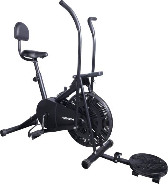 Reach Exercise Cycle Fitness Air Bike Dual-Action Stationary Dual-Action Stationary Exercise Bike