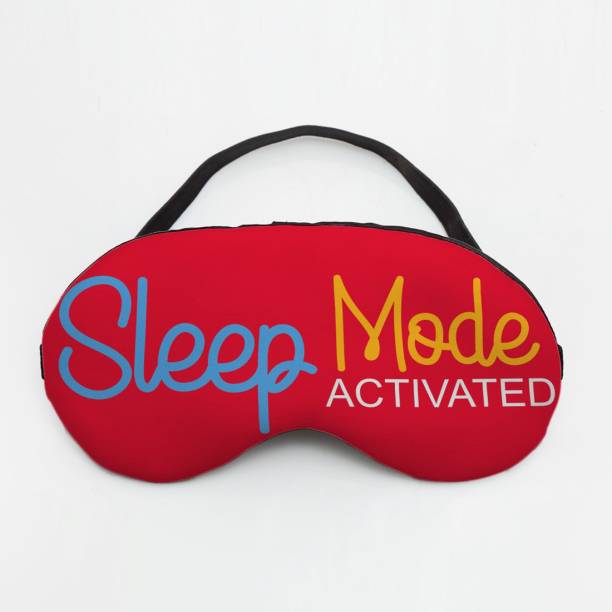Crazy Corner Sleep Mode Activated Printed Eye Mask/Sleep Mask for Relaxing/Medidation/Sleep/Travel For Women/Men/Girls/Kids (7.4 * 4 Inches) | Comfortable & Soft Eye Cover/Eye Patch