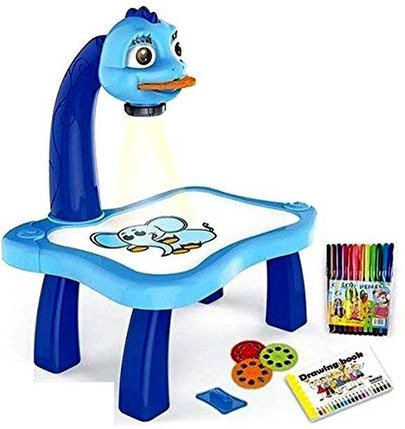 Top Headset Drawing Images cheap price 5stars Flipkart in India 1 Toyporium Drawing Projector Table for Kids, Trace and Draw Projector Toy with Light & Music, Child Smart Projector Sketcher Desk, Learning Projection Painting Machine for Boy Girl (Multicolur)