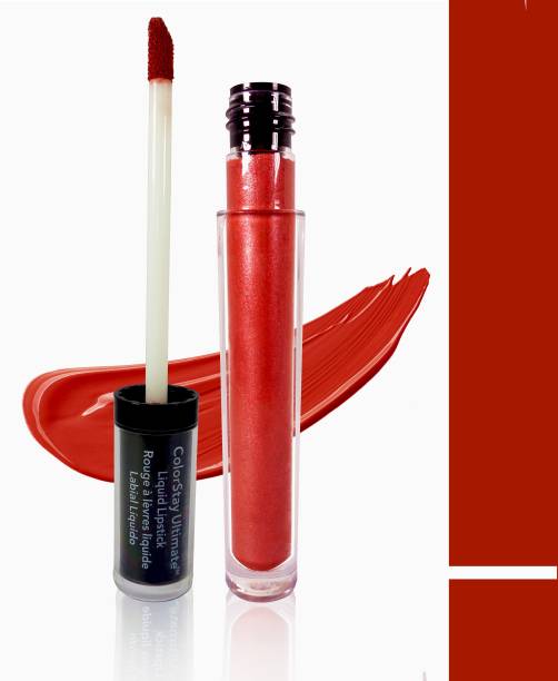 Charis Enterprise Color Stay Metallic Liquid Lipstick | Lip Gloss | Cheek Color | Long lasting | Reddish