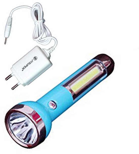 JY-SUPER New 700 metre Rechargeable 2w LED Flashlight Torch for everyday use Torch