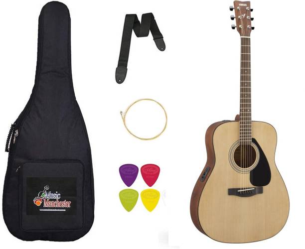 YAMAHA FX280 Natural with Padded Bag, String, Belt, Plectrum Combo Pack Semi-acoustic Guitar Tonewood Rosewood