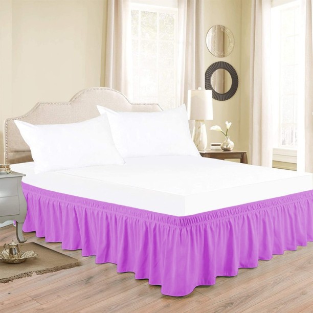1000 Thread Count Bed Skirt Choose Drop Length Hot Pink Solid All US Sizes 