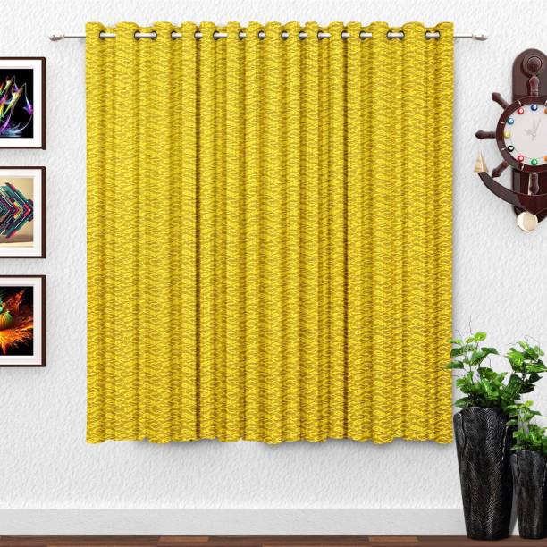 HOMETIQUE 152.4 cm (5 ft) Net Window Curtain Single Curtain