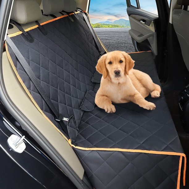 Dog Seat Cover Car Seat Cover for Pets Pet Seat Cover Hammock 600D Heavy Duty Waterproof Scratch Proof Nonslip Durable Soft Pet Back Seat Covers for for Jeep Patriot 