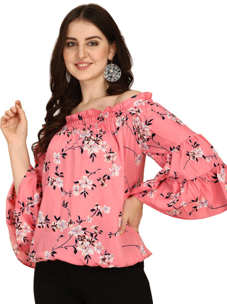 トップス Bubbles - fiction tokyo ショルダーダブルリボントップスの