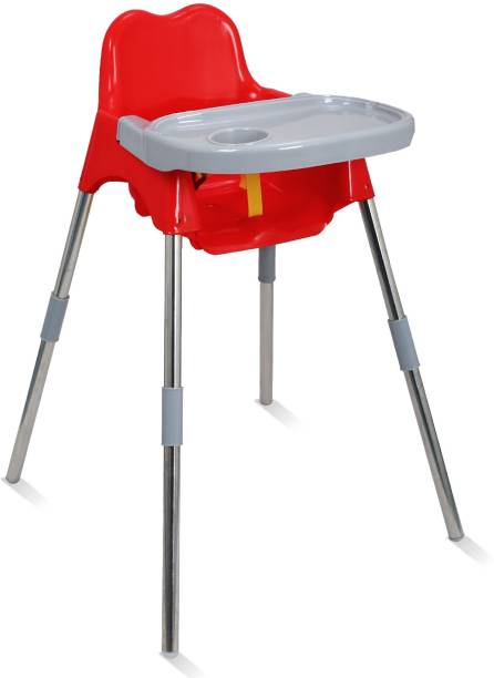 Esquire Luna Baby Dining Chair with Tray, Red - Plastic Chair