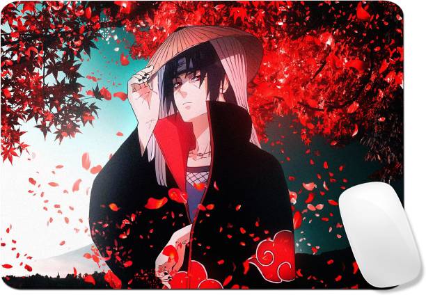 TrendoPrint Itachi Anime Printed Rubber Base with Anti Skid Smooth Surface Mousepad For Gaming, Computer, Laptop, Pc (Anime_14) Mousepad