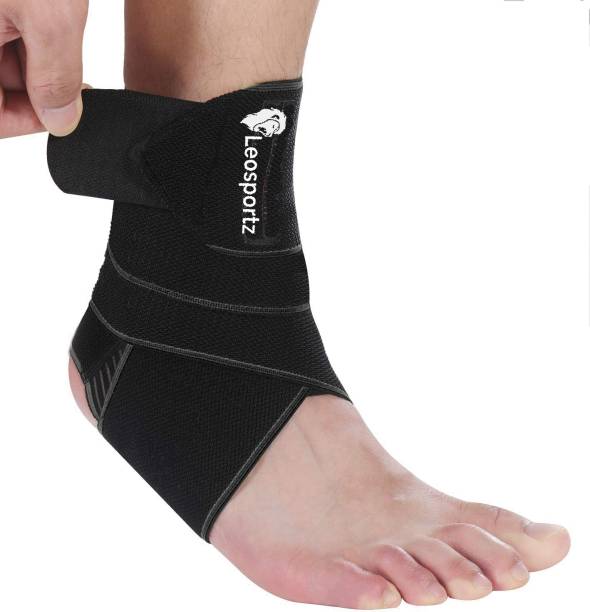 Leosportz Free Size Adjustable Ankle Brace for Injury and Pain Support Ankle Support