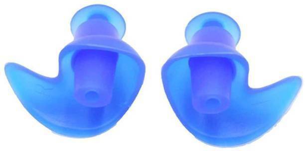 ALPHA BEAST Soft Silicone Waterproof Swim Earplugs Use For Diving Swim Earplugs Soft Anti-Noise Ear Plug comfortably inserted for perfect fitting inside the ear.1 - Pair Earplugs (Transparent) Ear Plug