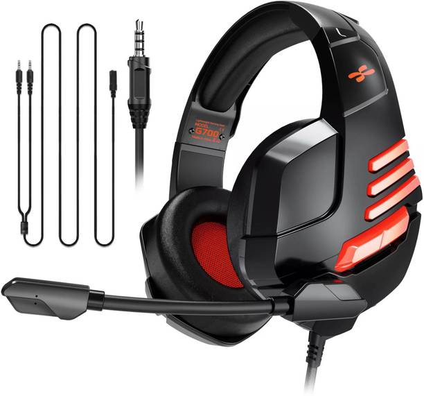 Top Headset For Laptop cheap price 5stars Flipkart in India 42 TechGuy4u Lightweight Gaming Headset With Mic and Noise Cancellation Wired Gaming Headset