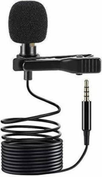 Vatsin 3.5MM Clip On Mini Lapel Lavalier Microphone Devices for YouTube, Collar Mike for Voice Recording, Lapel Mic Mobile, Pc, Laptop, Android Smartphones, DSLR Camera Microphone