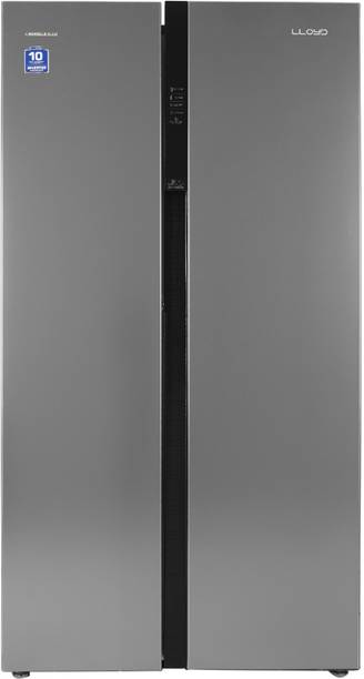 Lloyd 587 L Frost Free Side by Side Refrigerator