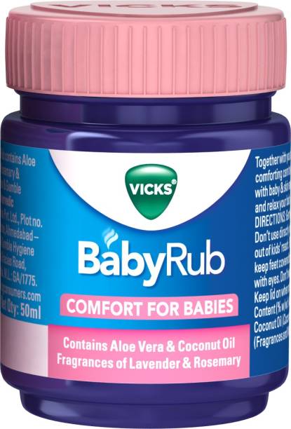 VICKS Specifically for Babies-Moisturize, Soothe and Relax your baby BabyRub Balm