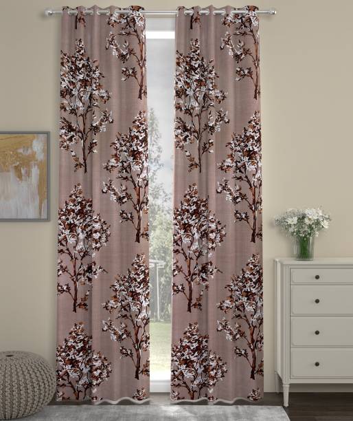 CHHAVI INDIA 213 cm (7 ft) Polyester Room Darkening Door Curtain (Pack Of 2)